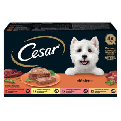 Cesar® Multipack Κεσεδάκια Μοσχάρι, Βοδινό, Κοτόπουλο & Αρνί