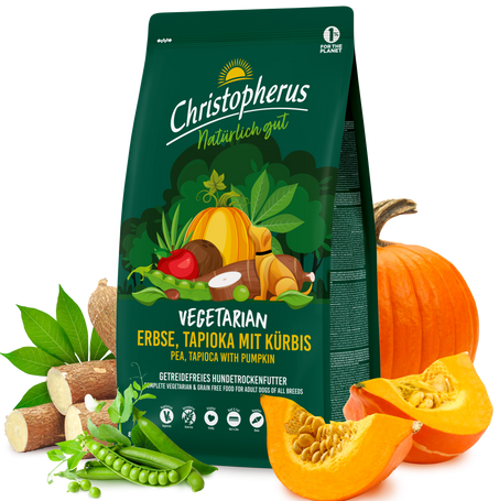 Christopherus® Dog Vegetarian Pea, Tapioca with Pumpkin