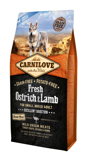 Carnilove Fresh® Dog Adult Small Ostrich & Lamb