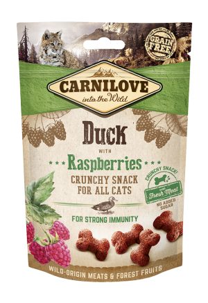 Carnilove® Cat Snack Crunchy Duck with Raspberries