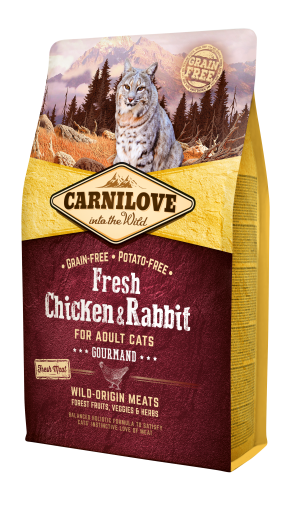 Carnilove Fresh® Cat Adult Chicken & Rabbit Gourmand