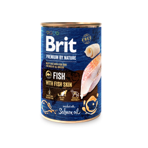Brit Premium By Nature® Dog Cans Fish with Fish Skin