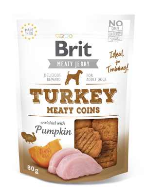 Brit® Dog Snack Jerky Meaty Coins Turkey