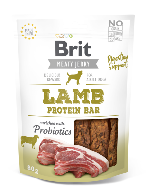 Brit® Dog Snack Jerky Protein Bar Lamb