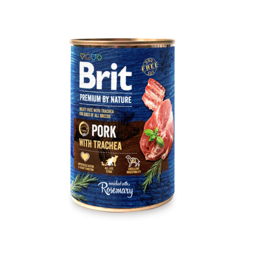 Brit Premium By Nature® Dog Cans Pork with Trachea