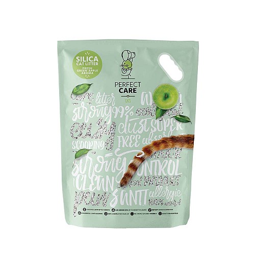 Perfect Care® Cat Silica Litter Πράσινο Μήλο